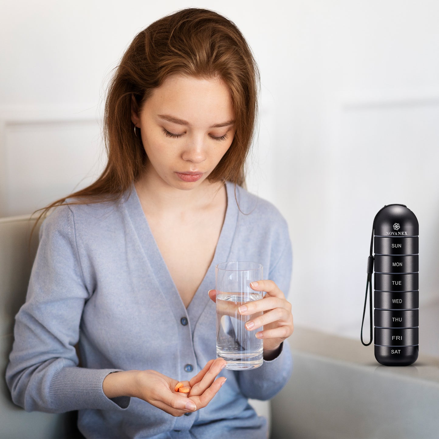 Weekly Stackable Pill Organizer